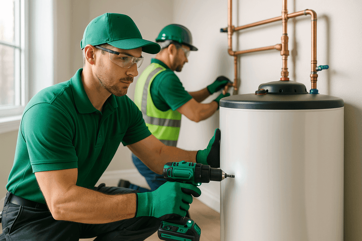 Water Heater Installation service by A.C.T. Plumbing